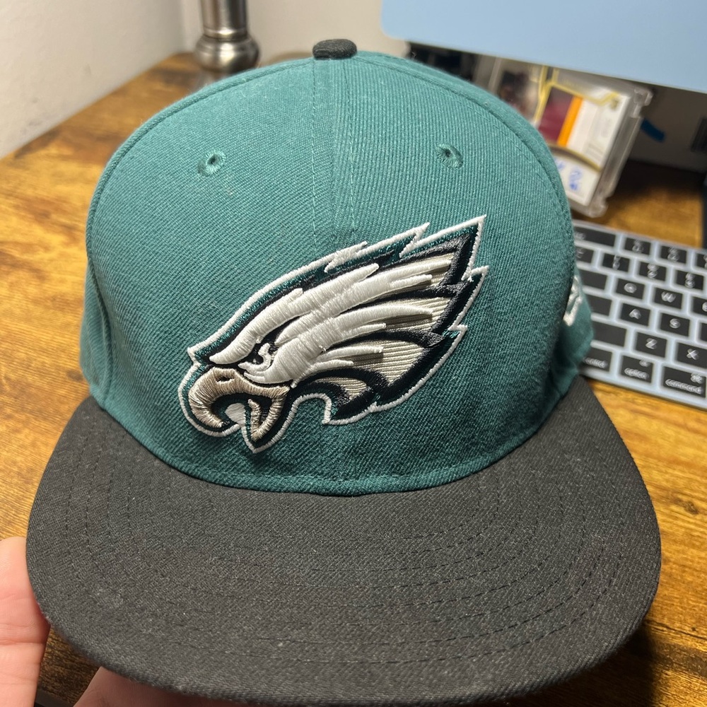 New Era Philadelphia Eagles Hat Cap Size 7 1/4 59Fifty Green